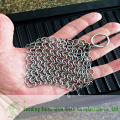 stainless steel scrubber cast iron grill pan cleaner